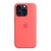 Чохол до мобільного телефона Apple iPhone 15 Pro Silicone Case with MagSafe Guava (MT1G3ZM/A)