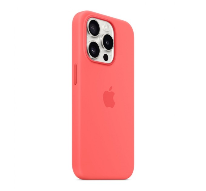 Чохол до мобільного телефона Apple iPhone 15 Pro Silicone Case with MagSafe Guava (MT1G3ZM/A)