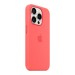 Чохол до мобільного телефона Apple iPhone 15 Pro Silicone Case with MagSafe Guava (MT1G3ZM/A)