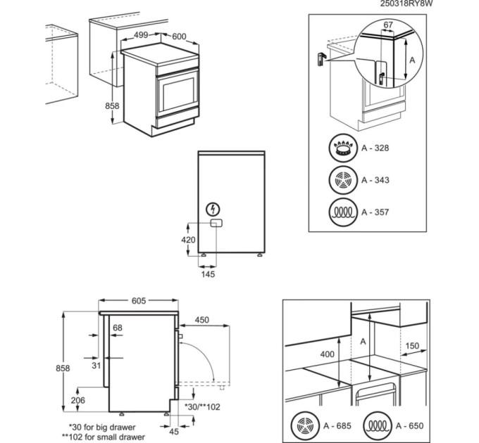 Плита Electrolux LKI564267X