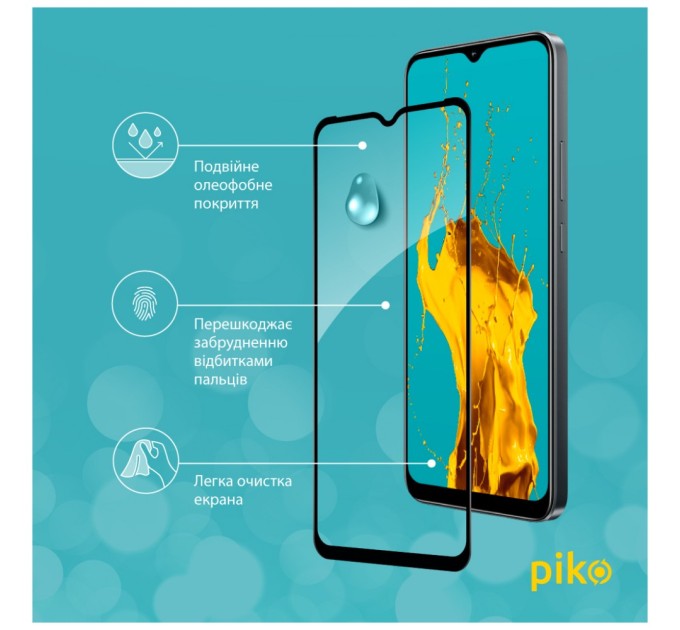 Стекло защитное Piko Full Glue Realme C30 (1283126546204)