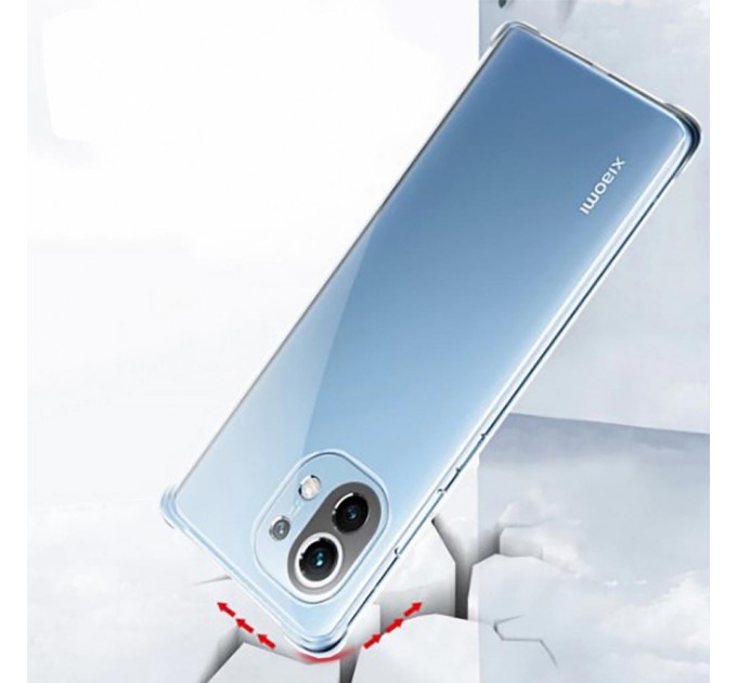 Чохол до мобільного телефона BeCover Anti-Shock Xiaomi Mi 11 Lite Clear (706073)