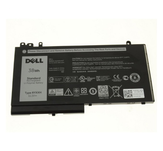 Акумулятор до ноутбука Dell Dell Latitude E5250 RYXXH 38Wh 3cell 11.1V Li-ion (A47144)