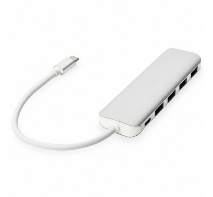 Концентратор Digitus USB Type-C, 4xUSB 3.0 (DA-70242-1)