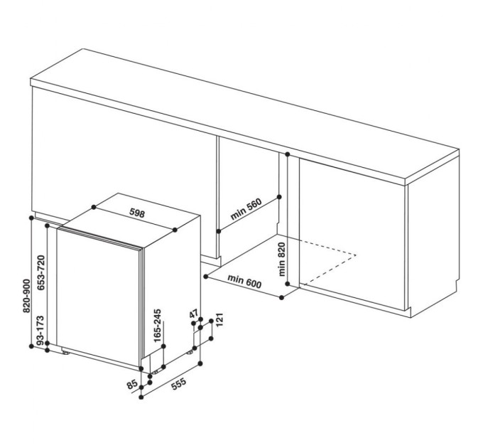 Посудомоечная машина Hotpoint-Ariston HI5010C