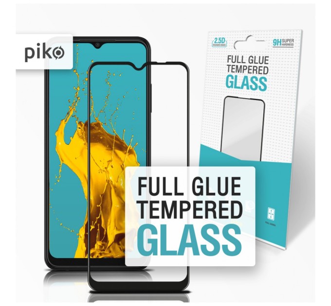 Скло захисне Piko Full Glue Samsung A22 (1283126512582)