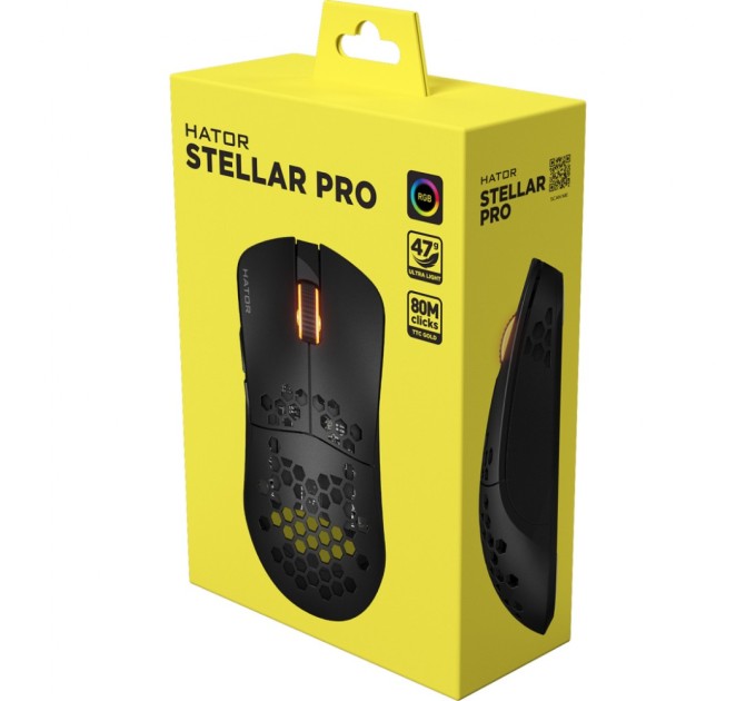 Мишка Hator Stellar PRO USB Black (HTM-540)