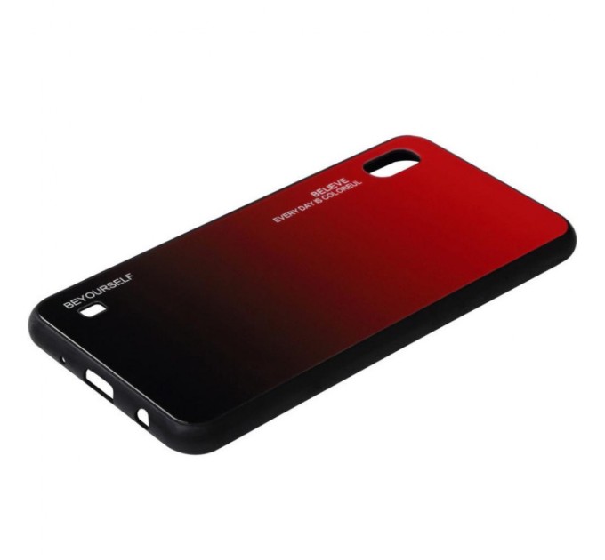 Чохол до мобільного телефона BeCover Gradient Glass Samsung Galaxy M10 2019 SM-M105 Red-Black (703872)