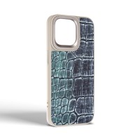 Чохол до мобільного телефона Harder Glamorous Croco Apple iPhone 15 Pro Max Grey Green (ARM76765)