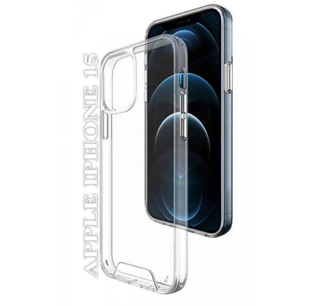 Чохол до мобільного телефона BeCover Space Case Apple iPhone 15 Transparancy (709936)