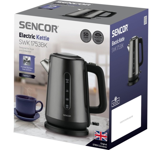 Електрочайник Sencor SWK 1753BK (SWK1753BK)