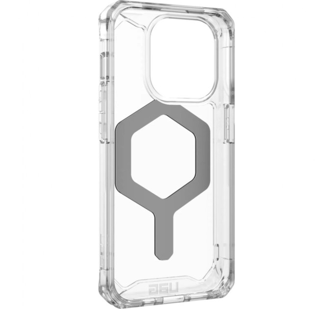 Чохол до мобільного телефона UAG Apple Iphone 15 Pro Max Plyo Magsafe Ice/Silver (114305114333)