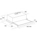 Витяжка кухонна Pyramida TL 60 (1100) FG IX WH