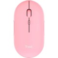 Мышка Trust Puck Wireless/Bluetooth Silent Pink (24125)