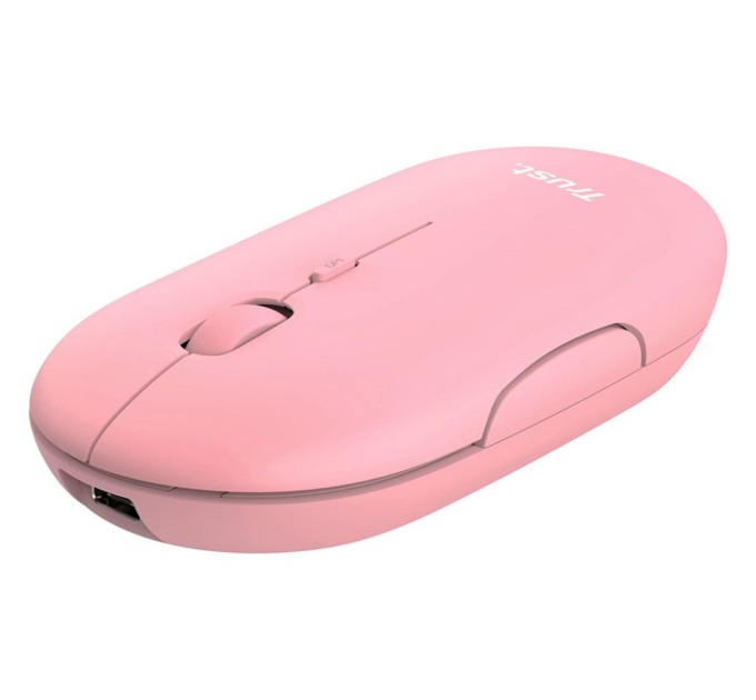 Мышка Trust Puck Wireless/Bluetooth Silent Pink (24125)