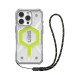 Чохол до мобільного телефона UAG iPhone 16 Pro Pathfinder Clear Magsafe Active Neon Lanyard (1144641BV01)