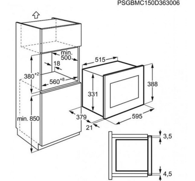 Микроволновая печь Electrolux EMT25203OC