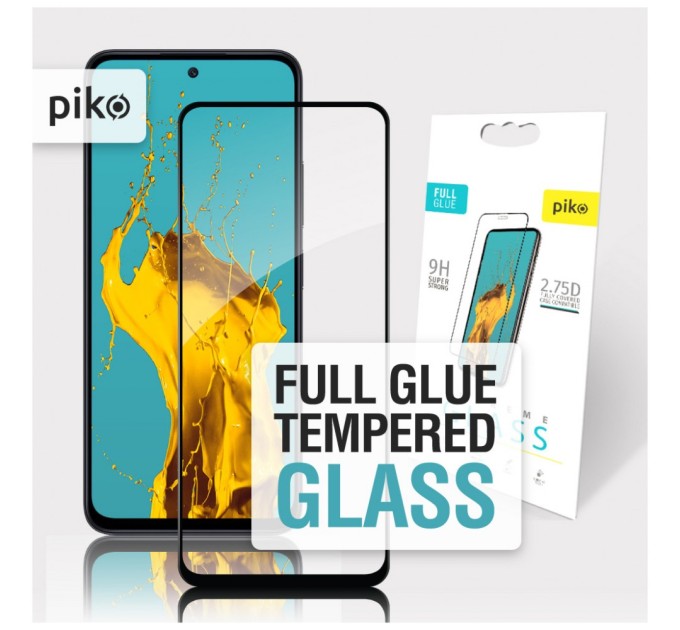 Скло захисне Piko Full Glue Xiaomi Redmi 12 (1283126573248)