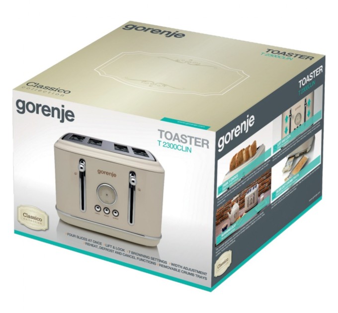 Тостер Gorenje T2300CLIN