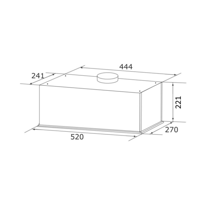 Витяжка кухонна GRANADO Palamos 3603-700 Inox (GCH486377)