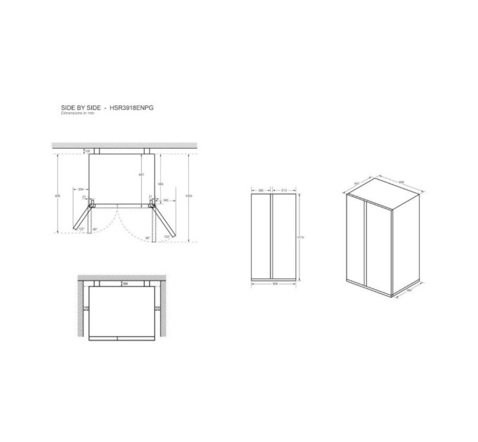 Холодильник Haier HSR3918ENPG