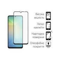 Чохол до мобільного телефона Dengos Samsung Galaxy A06 Carbon + glass (Blue) (DG-KM-114)