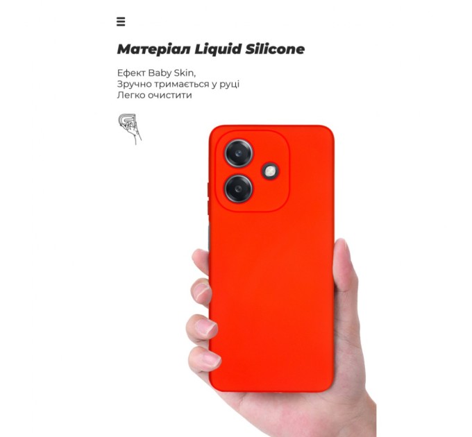 Чохол до мобільного телефона Armorstandart ICON OPPO A3 4G / A3x 4G Camera cover Red (ARM80885)