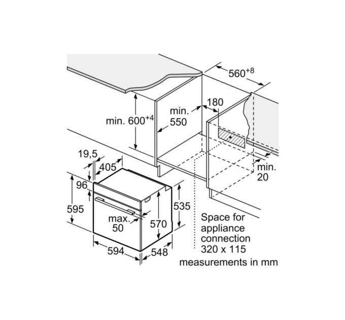 Духова шафа Bosch HJG852YS0
