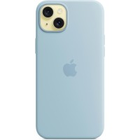 Чохол до мобільного телефона Apple iPhone 15 Plus Silicone Case with MagSafe - Light Blue,Model A3124 (MWNH3ZM/A)