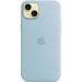 Чохол до мобільного телефона Apple iPhone 15 Plus Silicone Case with MagSafe - Light Blue,Model A3124 (MWNH3ZM/A)