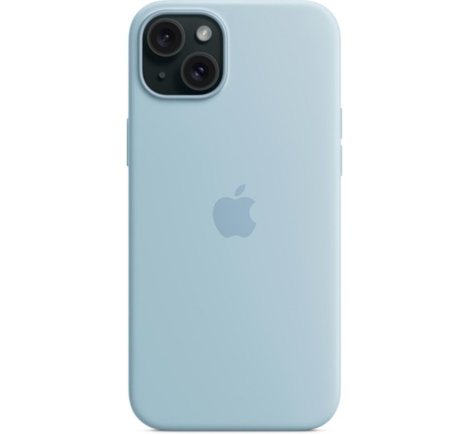 Чохол до мобільного телефона Apple iPhone 15 Plus Silicone Case with MagSafe - Light Blue,Model A3124 (MWNH3ZM/A)