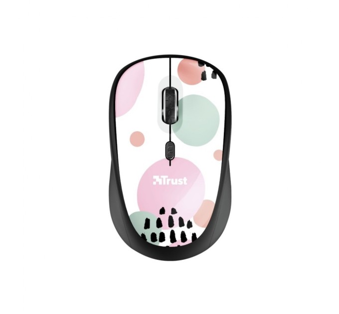 Мишка Trust YVI Wireless Pink Circles (24441)