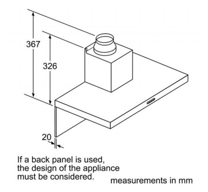Витяжка кухонна Bosch DWB96DM50
