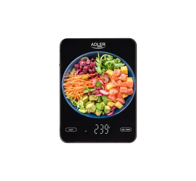 Ваги кухонні Adler AD 3177 black