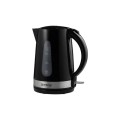 Електрочайник Gorenje 1.7л, 2,200 Вт, strix контроль, скло, чорний (K17OGP)