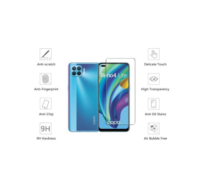 Стекло защитное Drobak OPPO Reno4 Lite (464633)