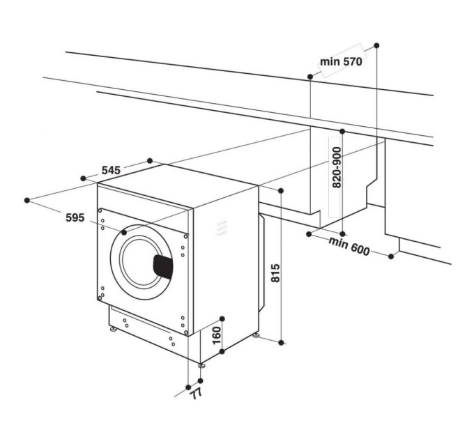 Стиральная машина Whirlpool BIWMWG71484E