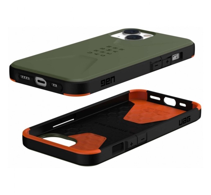 Чохол до мобільного телефона UAG Apple iPhone 14 Civilian, Olive (114040117272)