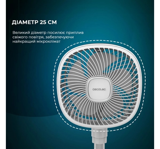 Вентилятор Cecotec EnergySilence 1000 FoldAir Portable (CCTC-08361)