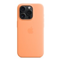 Чехол для мобильного телефона Apple iPhone 15 Pro Silicone Case with MagSafe Orange Sorbet (MT1H3ZM/A)