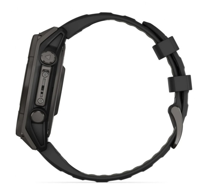 Смарт-годинник Garmin fenix 8 47mm,Saph Solar,CrbnGry Ti/Blk,Blk/PblGryBnd (010-02906-11)