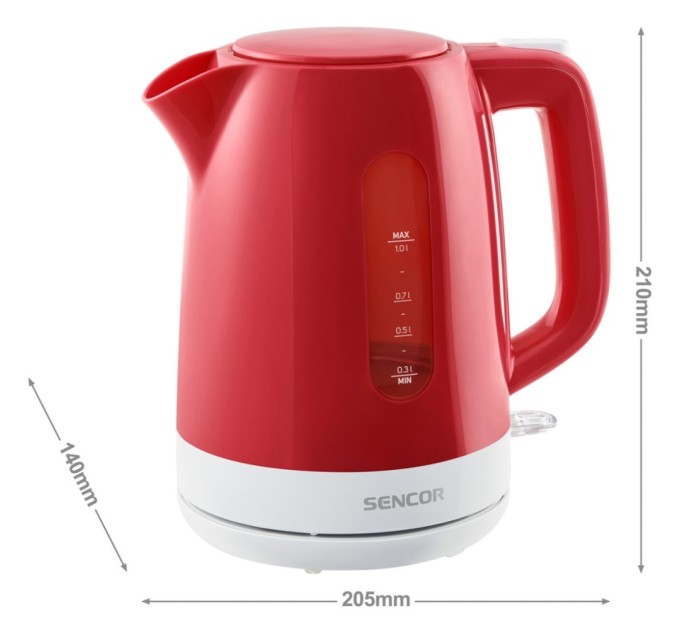 Електрочайник Sencor SWK 1024RD (SWK1024RD)