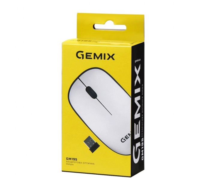 Мышка Gemix GM195 Wireless White (GM195Wh)