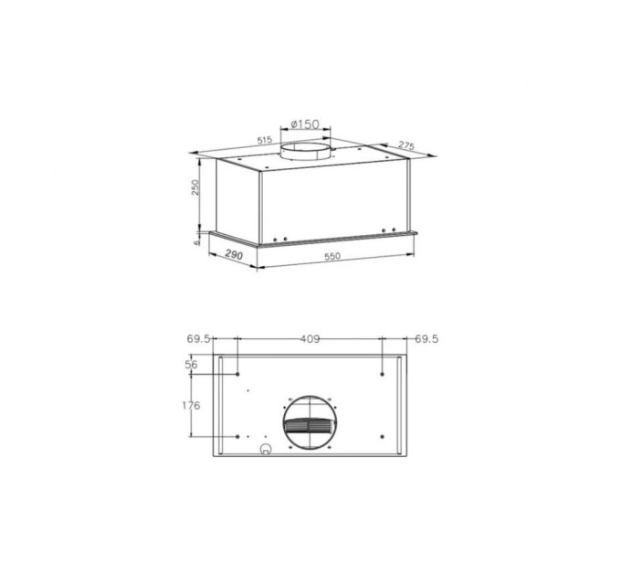 Витяжка кухонна Hansa OMP6553WGH