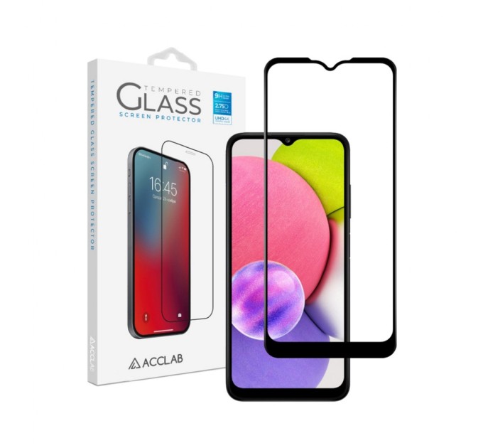 Скло захисне ACCLAB Full Glue Samsung A03S (1283126515330)