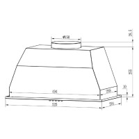 Витяжка кухонна Grunhelm GVC 020 B