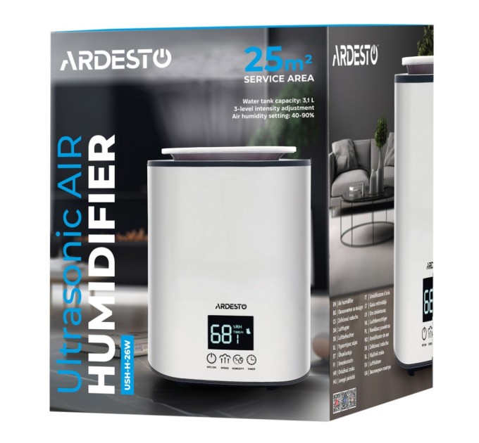 Зволожувач повітря Ardesto USH-H-26W
