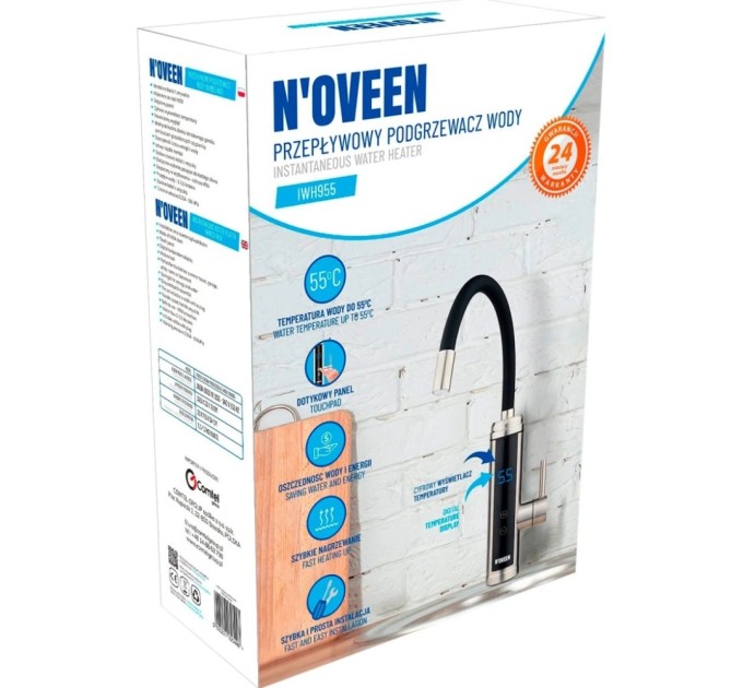 Проточний водонагрівач N'oveen кран IWH955