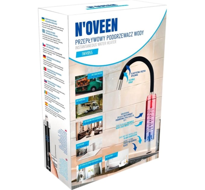 Проточний водонагрівач N'oveen кран IWH955