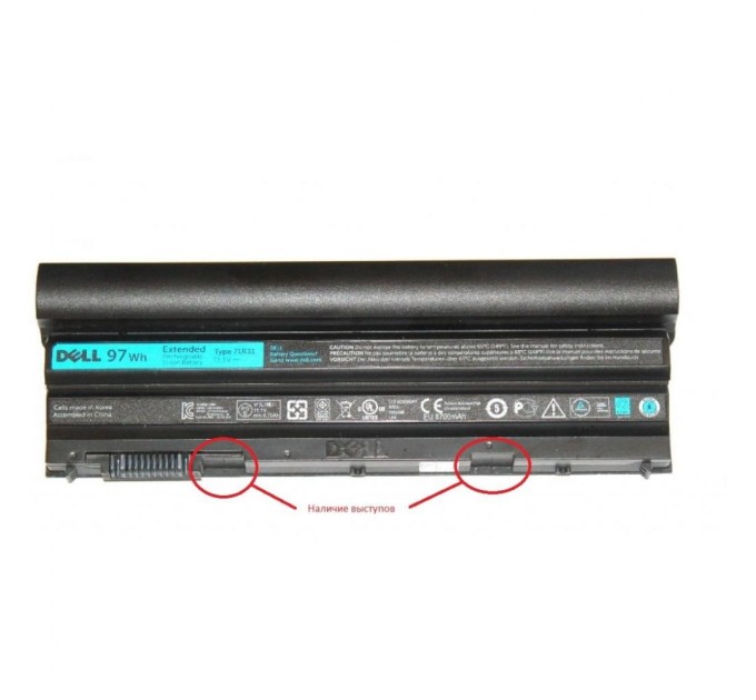 Акумулятор до ноутбука Dell Latitude E5420 NHXVW, 8700mAh (97Wh), 9cell, 11.1V, Li- (A41747)